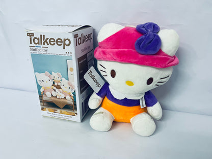 Talkeep Plush toys Cute Kitty Cat Plush Toys, Soft Doll Pillow, Stuffed Animal Birthday Gifts for Girls & Kids