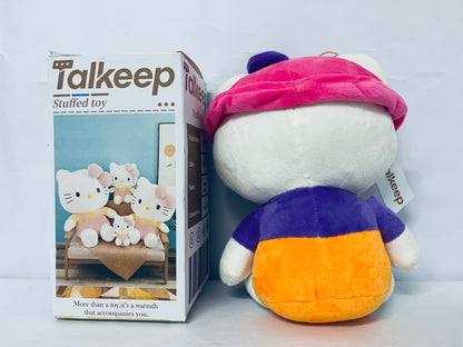 Talkeep Plush toys Cute Kitty Cat Plush Toys, Soft Doll Pillow, Stuffed Animal Birthday Gifts for Girls & Kids