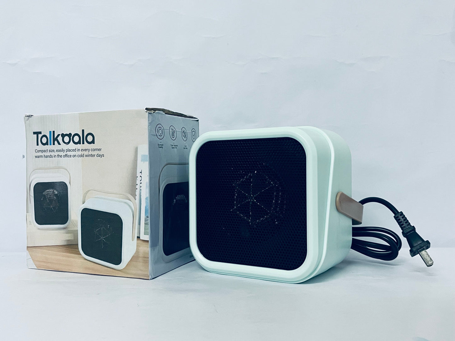 Talkoala Fan heaters Electric Desktop Heater With Tip Over Protection, Mini Quiet for Office Under Desk, Room, Home Indoor Use
