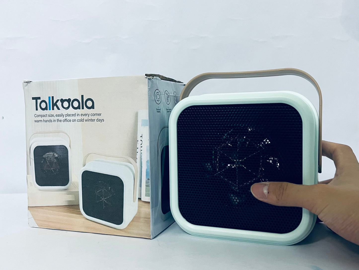 Talkoala Fan heaters Electric Desktop Heater With Tip Over Protection, Mini Quiet for Office Under Desk, Room, Home Indoor Use