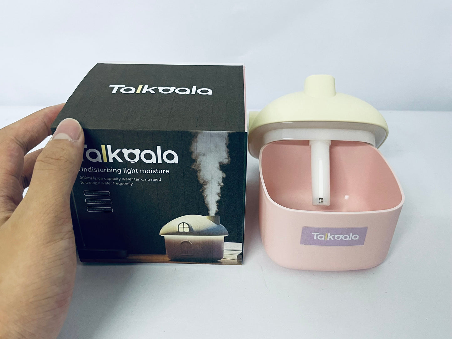 Talkoala Humidifiers Portable Humidifier,Baby humidifiers with 7 modes of sunset atmosphere lighting and 2 modes of night light,two spray modes,suitable for children,bedroom and office
