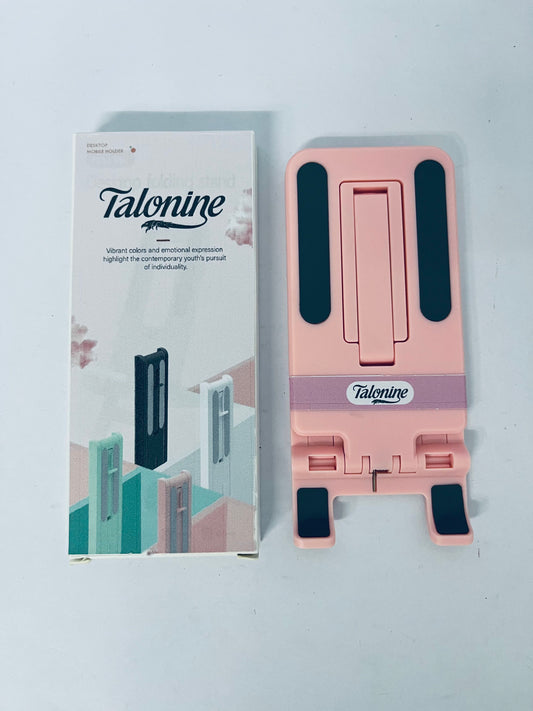 Talonine Mobile Phone Holder Table Holder Bracket Adjustable Desktop Stand Foldable Universal Mobile Stand Convenient(Pink)