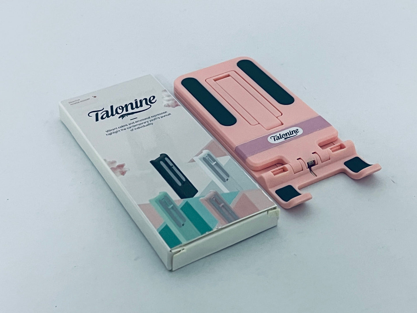 Talonine Mobile Phone Holder Table Holder Bracket Adjustable Desktop Stand Foldable Universal Mobile Stand Convenient(Pink)