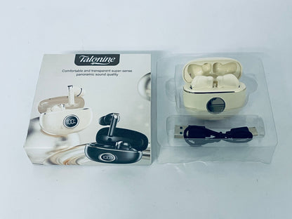 Talonine Wireless Bluetooth Earbuds & in-Ear Headphones Bass Stereo 50 Hours Playback Waterproof with LED Display Built in Mic for Mobile Phone Tablet PC Android System Sports Exercise