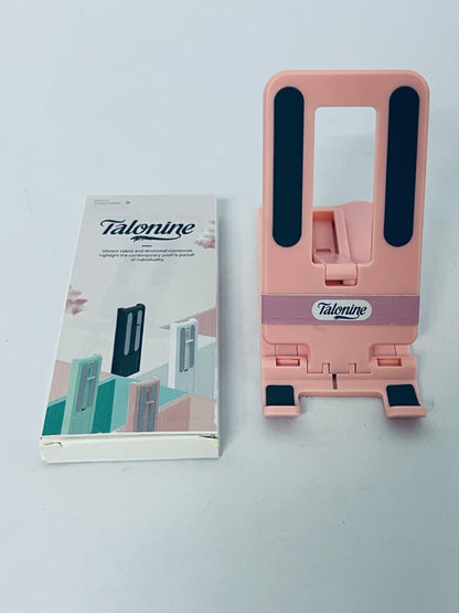 Talonine Mobile Phone Holder Table Holder Bracket Adjustable Desktop Stand Foldable Universal Mobile Stand Convenient(Pink)