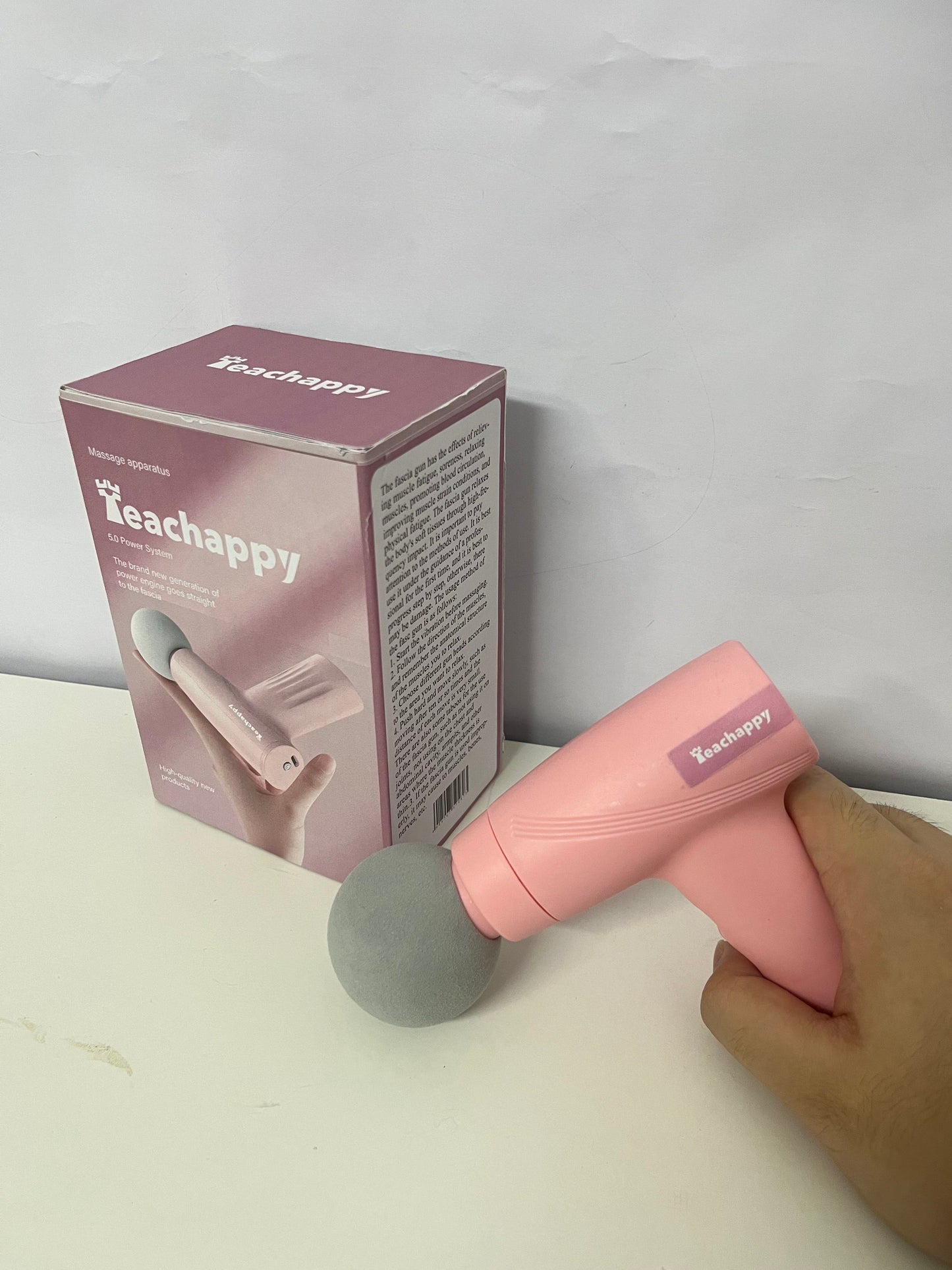 Teachappy Pink Massage apparatus - Cordless Massage Apparatus