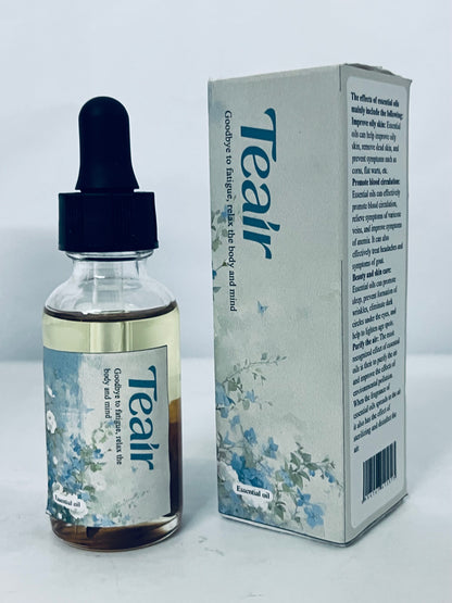 Teair Essential oils 100% All Natural Rosemary + Herbs Scalp & Hair Strengthening Oil for All Hair Types