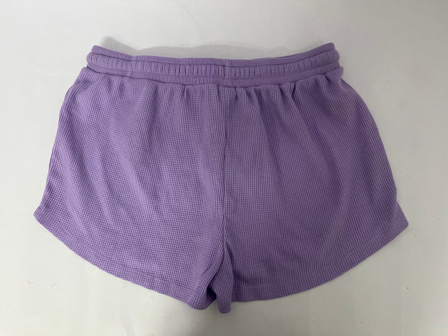 Teangle Pants Purple Waffle Casual Shorts - A Summer Choice for Comfort and Fashion