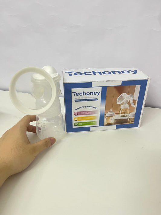 【Techoney Manual Massage Breast Pump】—— Gentle & Safe Companion for Breastfeeding Mothers