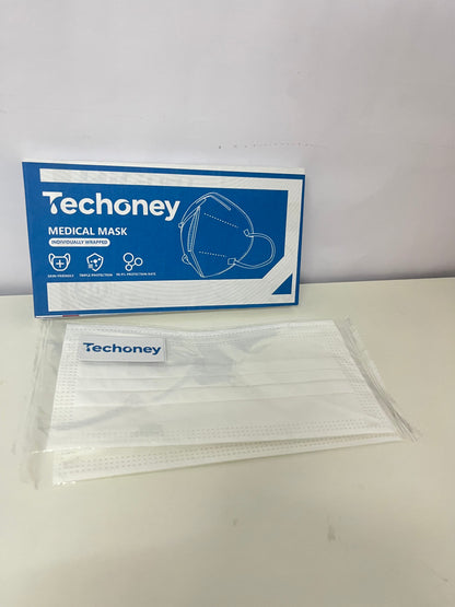 【Techoney Medical Mask】—— Reliable Daily Protection with Skin-Friendly Design