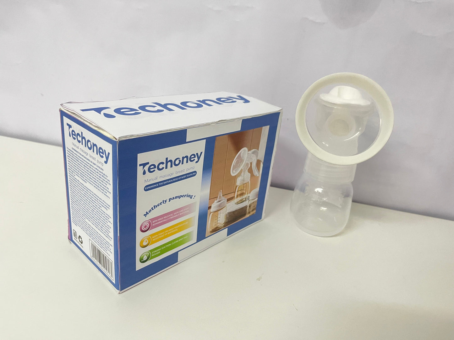 【Techoney Manual Massage Breast Pump】—— Gentle & Safe Companion for Breastfeeding Mothers