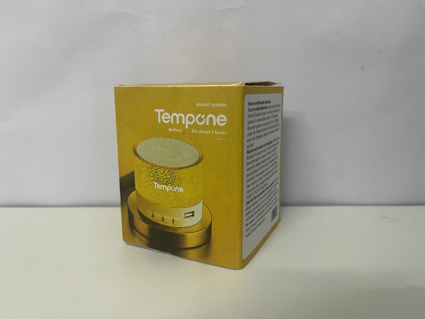Tempcne Mini Bluetooth Speaker A Compact & Powerful Audio Essential for On-the-Go Entertainment