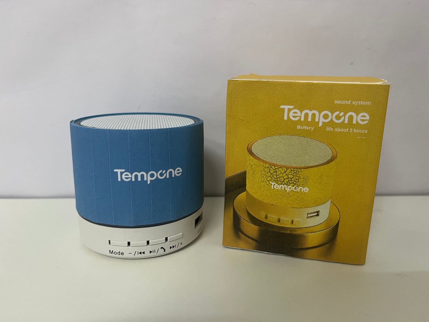 Tempone Portable Mini Noise Machine for Sleeping with LED Lights Small Bluetooth Speaker Rechargeable