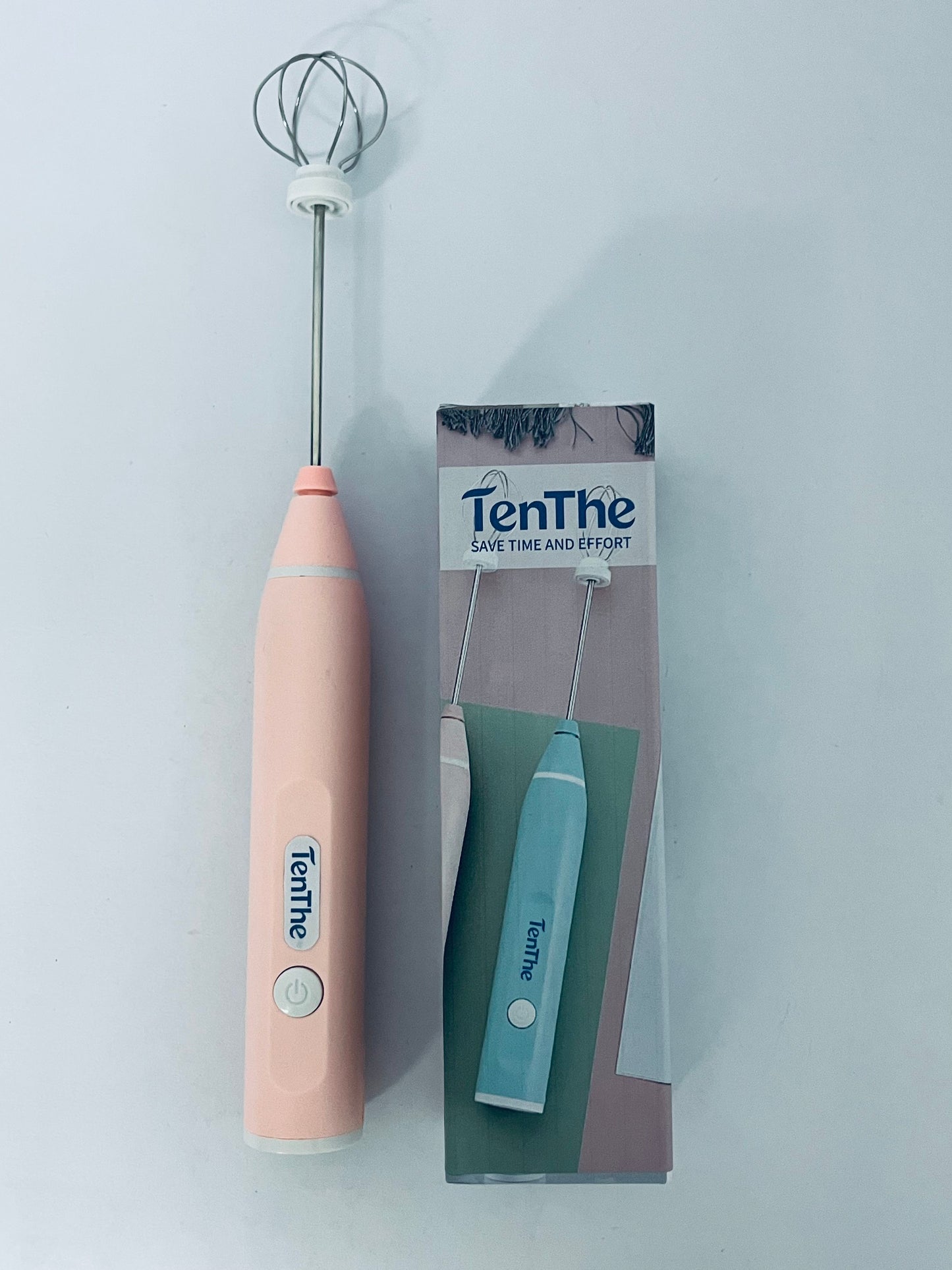 TenThe Mini Mixer Handheld,Cordless Electric Beater Whisk for Egg, Milk, Coffee and Baby Food,Strong Three Speed Adjustable