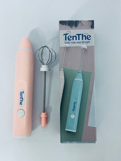 TenThe Mini Mixer Handheld,Cordless Electric Beater Whisk for Egg, Milk, Coffee and Baby Food,Strong Three Speed Adjustable