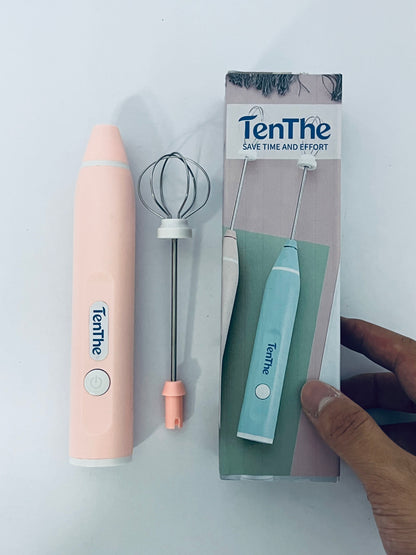 TenThe Mini Mixer Handheld,Cordless Electric Beater Whisk for Egg, Milk, Coffee and Baby Food,Strong Three Speed Adjustable