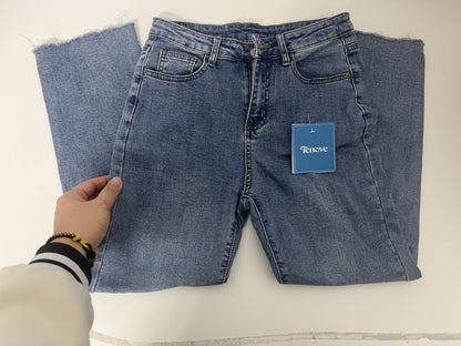 Tenove Light Blue Washed Straight Jeans A Relaxed & Versatile Essential for Daily Outfits