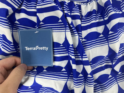 TerraPretty Geometric Print Casual Shorts Trendy & Stylish Comfortable & Skin-Friendly An Eye-Catching Choice for Summer Styling