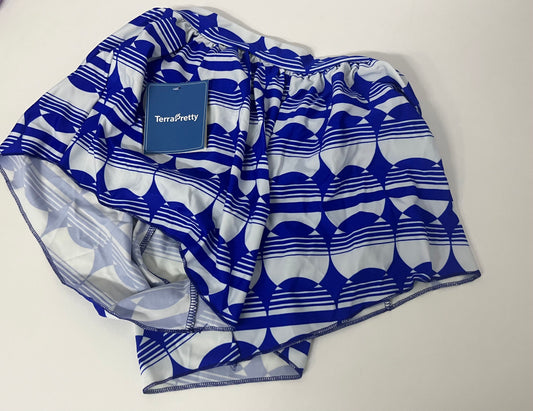 TerraPretty Geometric Print Casual Shorts Trendy & Stylish Comfortable & Skin-Friendly An Eye-Catching Choice for Summer Styling