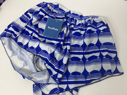TerraPretty Geometric Print Casual Shorts Trendy & Stylish Comfortable & Skin-Friendly An Eye-Catching Choice for Summer Styling
