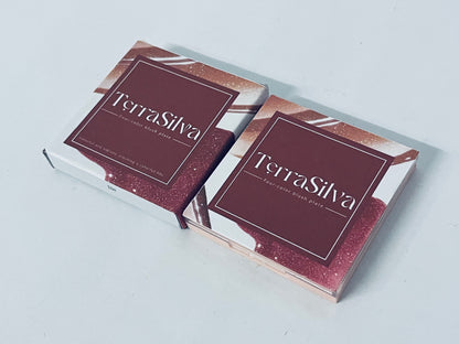 TerraSilva Powder Blush 4 colors, Lightweight, Smooth, Blendable, Long-lasting All-Day Face Enhancing Makeup Color