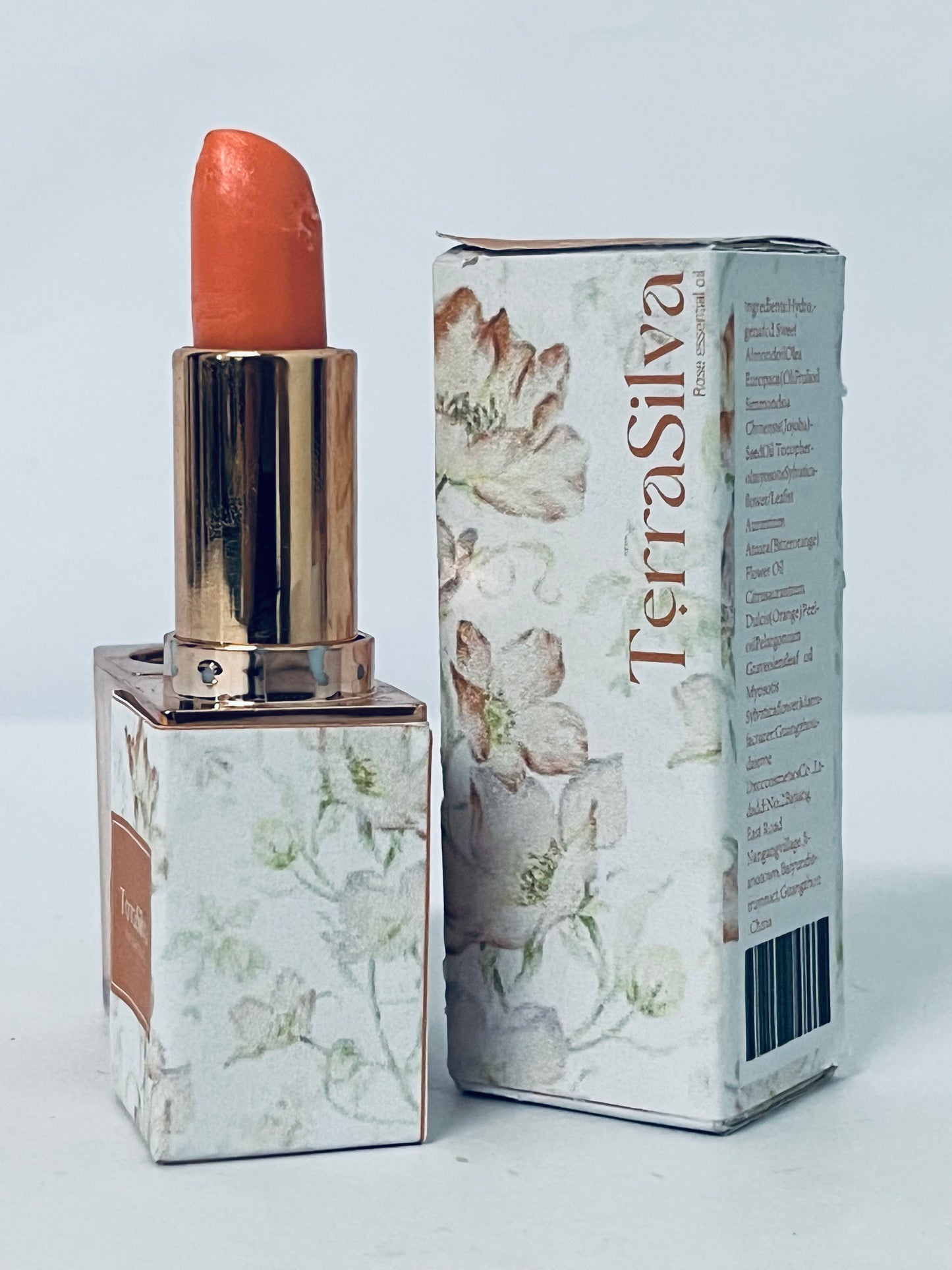 TerraSilva Lipstick for Women - Smudge Proof Lip Stick, Long Lasting Satin Lipstick with No Bleed Hydrating Formula