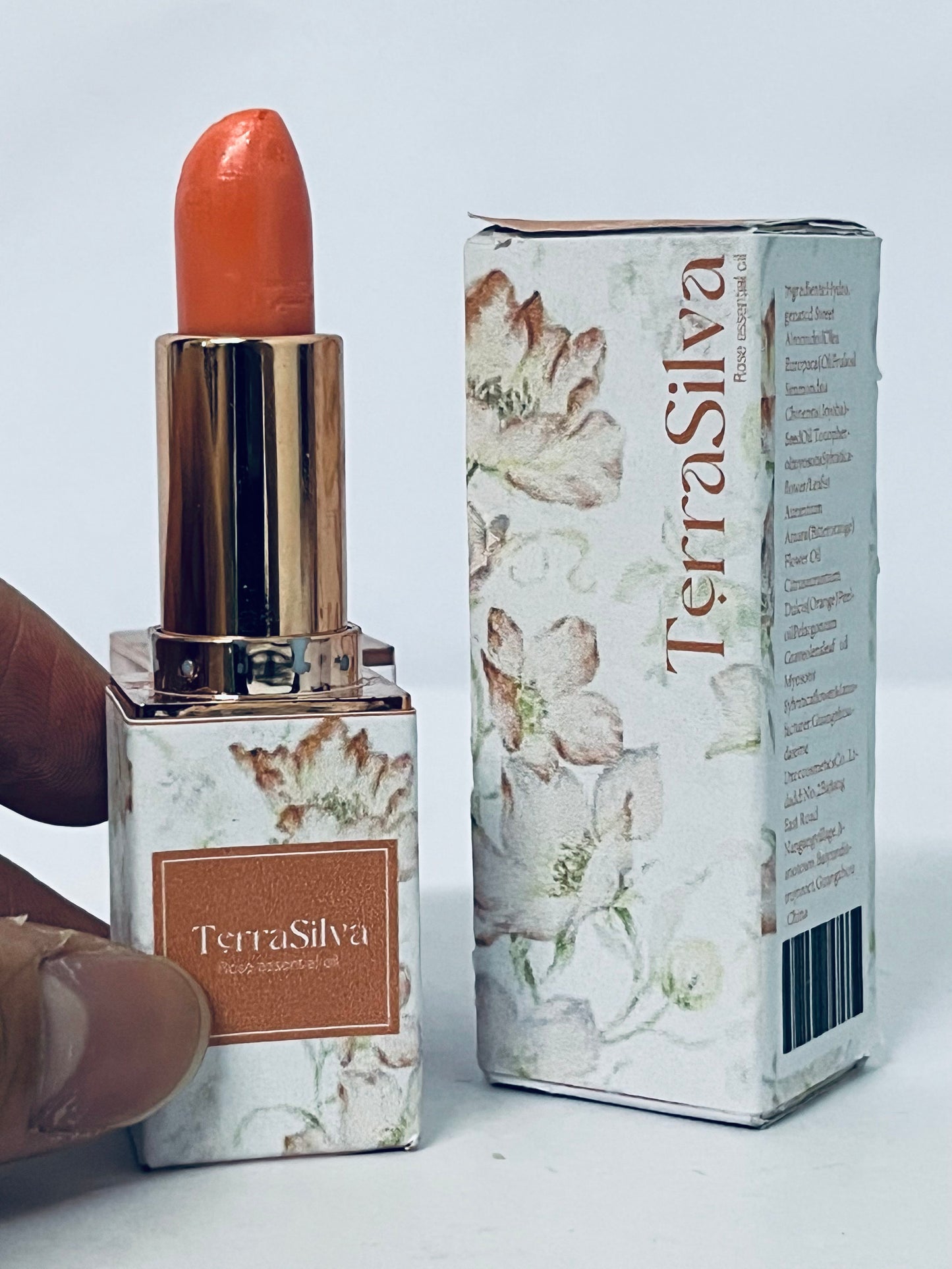 TerraSilva Lipstick for Women - Smudge Proof Lip Stick, Long Lasting Satin Lipstick with No Bleed Hydrating Formula