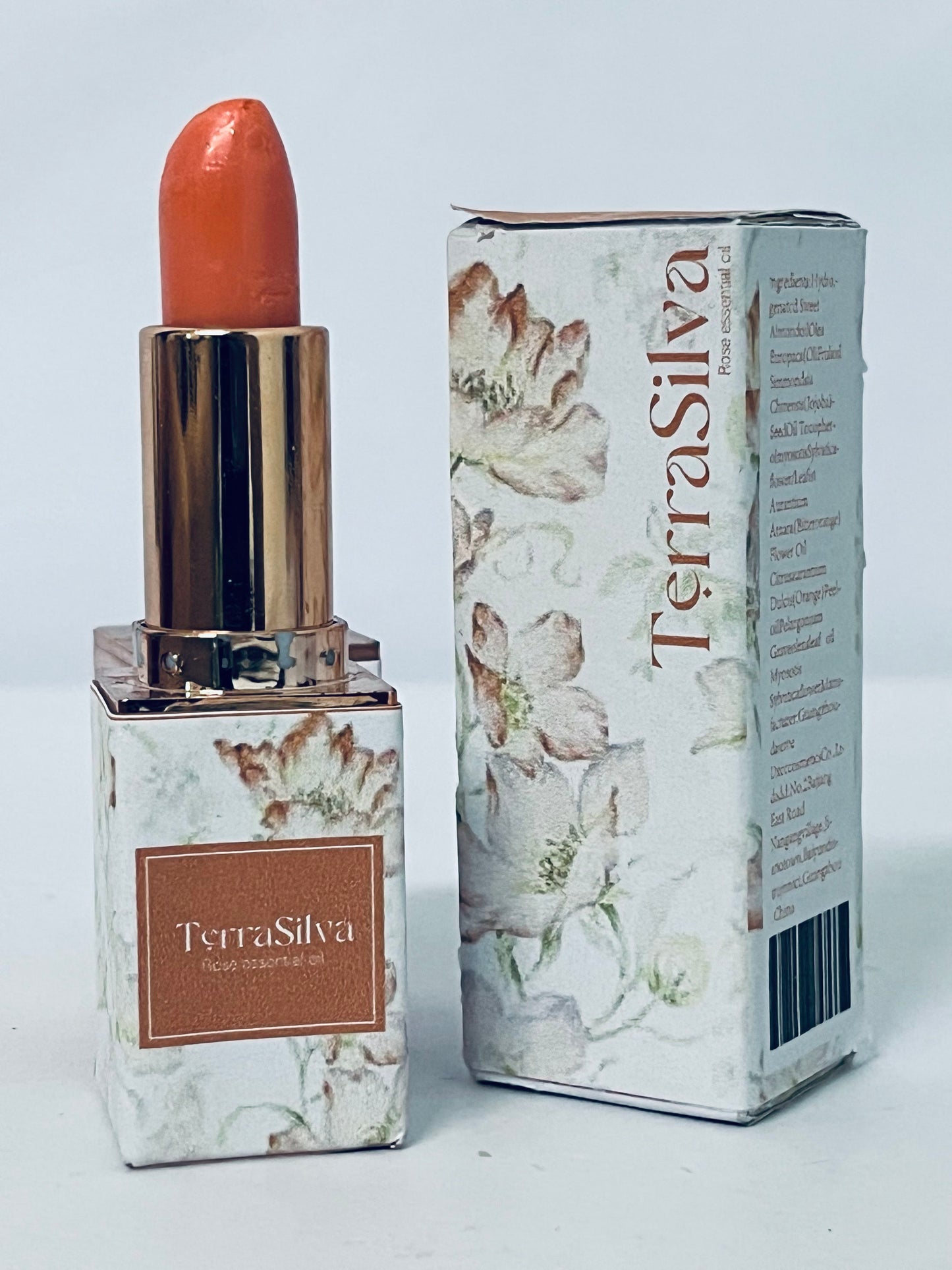 TerraSilva Lipstick for Women - Smudge Proof Lip Stick, Long Lasting Satin Lipstick with No Bleed Hydrating Formula