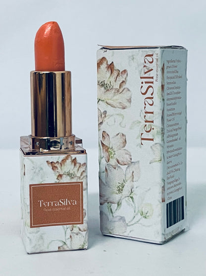 TerraSilva Lipstick for Women - Smudge Proof Lip Stick, Long Lasting Satin Lipstick with No Bleed Hydrating Formula