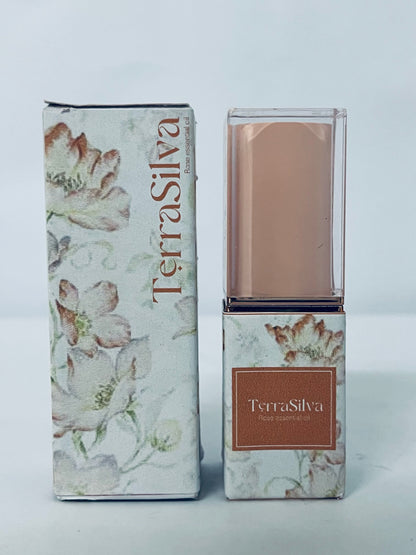 TerraSilva Lipstick for Women - Smudge Proof Lip Stick, Long Lasting Satin Lipstick with No Bleed Hydrating Formula