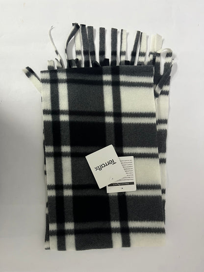 Terraflx Exquisite Mongolia Wool Scarf - Classic Plaid Design, Opulent Winter Warmth