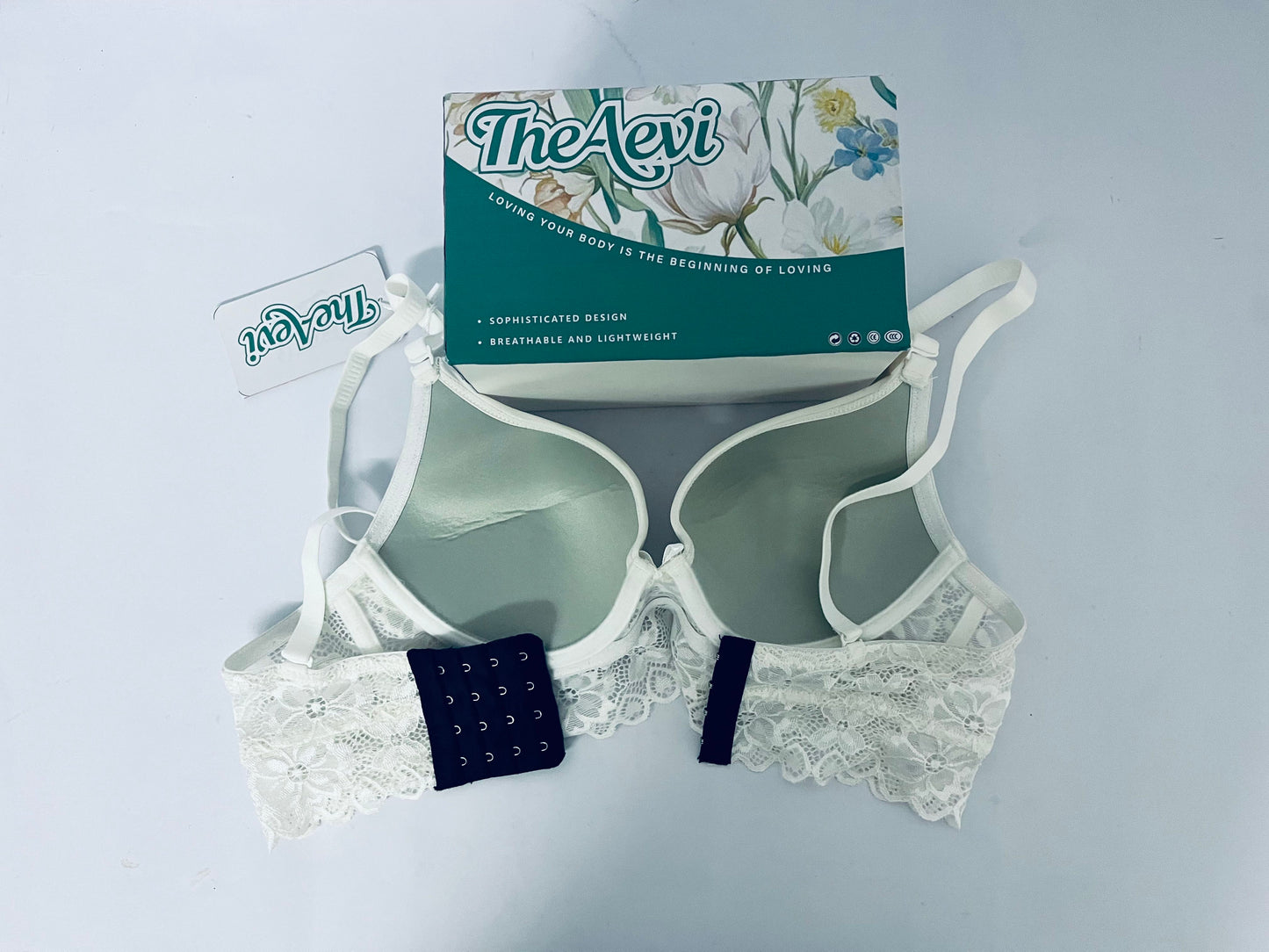 TheAevi Women's Lace Desire Underwire Bra, Full-Coverage Lace Bra with Underwire Cups