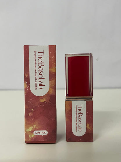 [TheBaseLab Lipstick]-Maple Red Velvet Lipstick - Matte, Pigment-Packed Lipstick