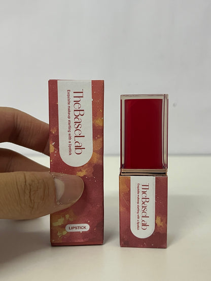 [TheBaseLab Lipstick]-Maple Red Velvet Lipstick - Matte, Pigment-Packed Lipstick