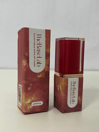 [TheBaseLab Lipstick]-Maple Red Velvet Lipstick - Matte, Pigment-Packed Lipstick