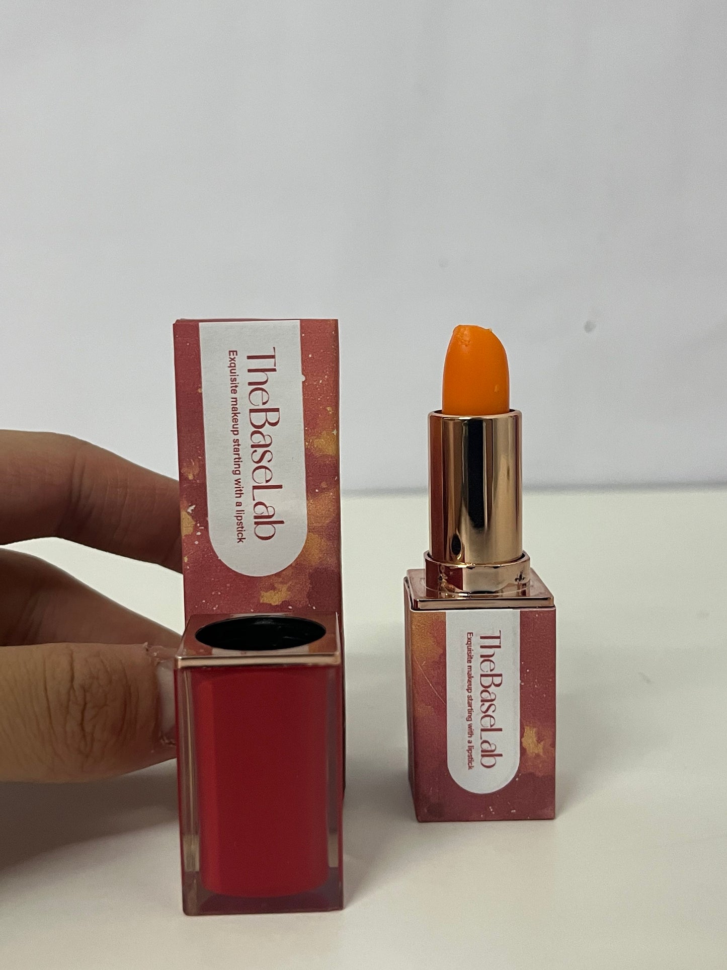 [TheBaseLab Lipstick]-Maple Red Velvet Lipstick - Matte, Pigment-Packed Lipstick
