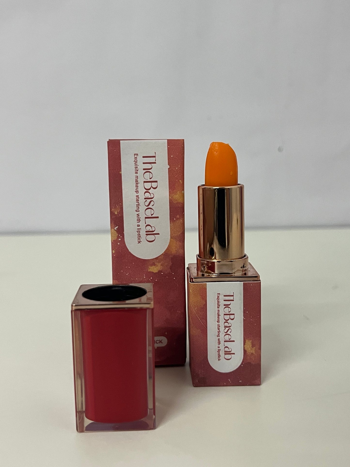 [TheBaseLab Lipstick]-Maple Red Velvet Lipstick - Matte, Pigment-Packed Lipstick