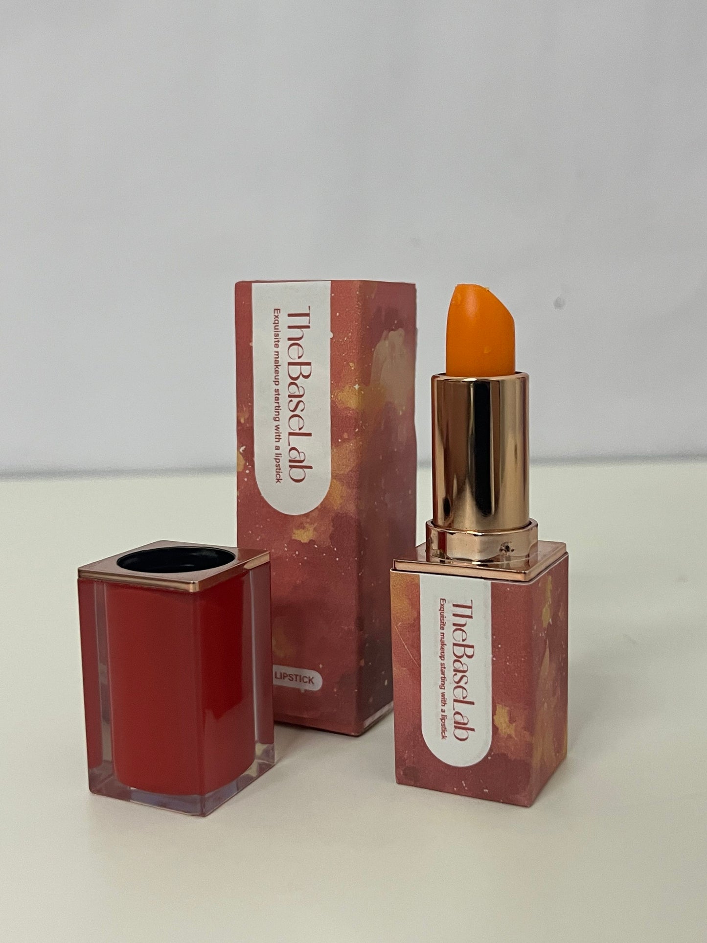 [TheBaseLab Lipstick]-Maple Red Velvet Lipstick - Matte, Pigment-Packed Lipstick