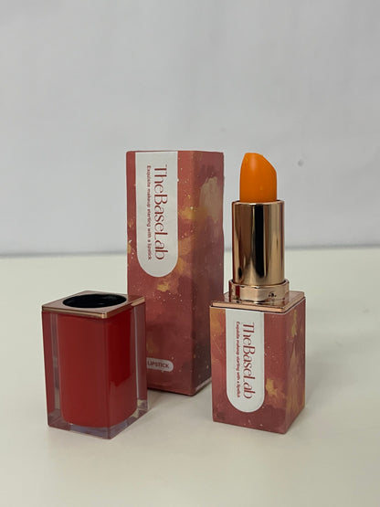 [TheBaseLab Lipstick]-Maple Red Velvet Lipstick - Matte, Pigment-Packed Lipstick