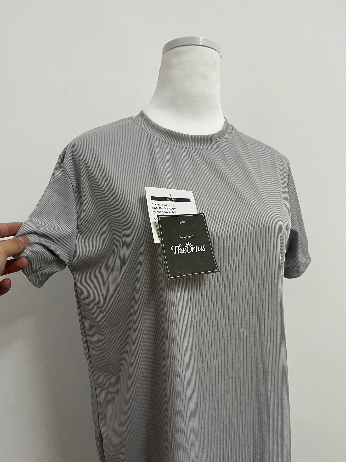 TheOrtus Men's Crewneck T-Shirts Short Sleeve Heavy Weight Tees Athletic Casual Basic T Shirt