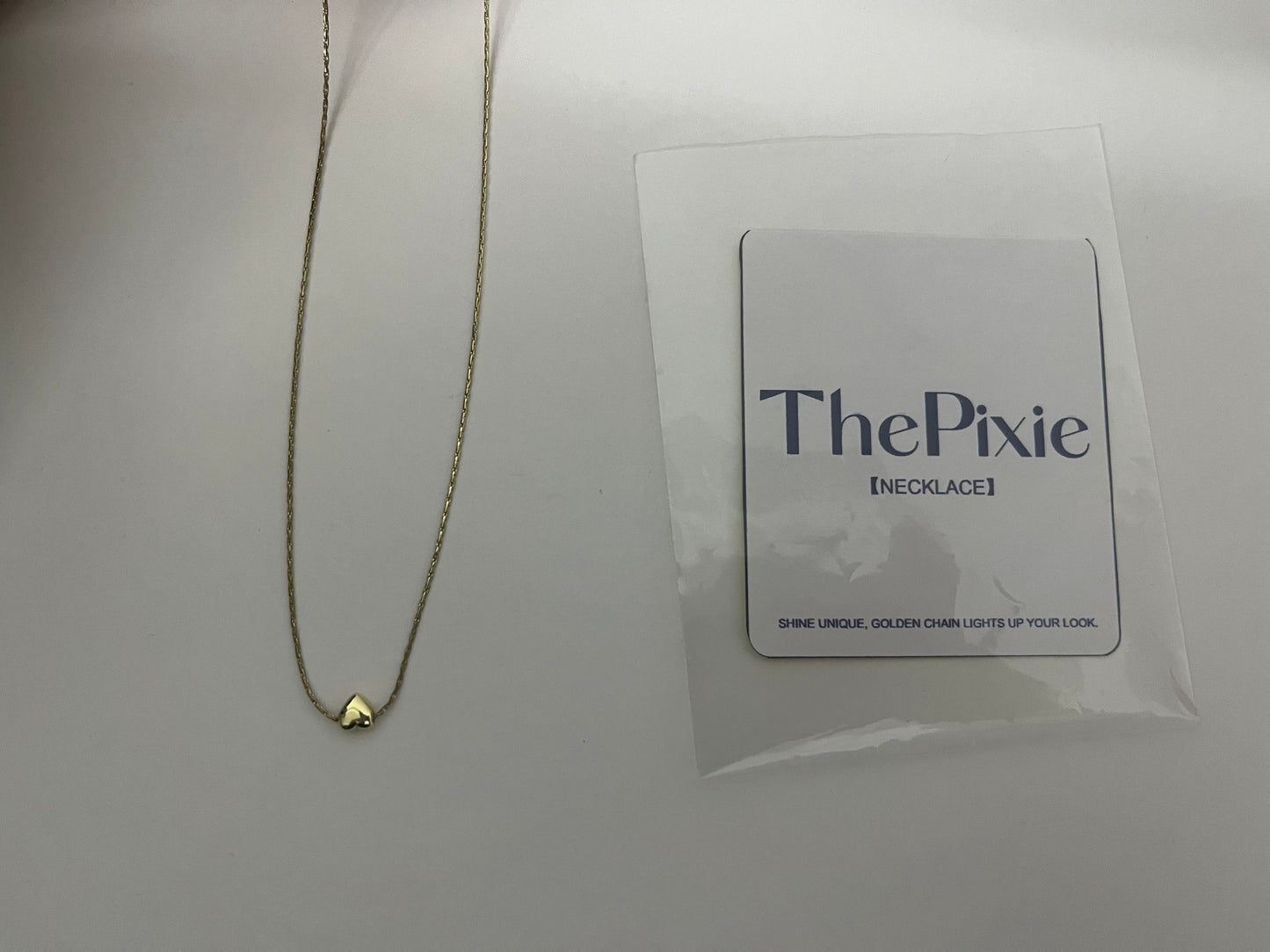 ThePixie Heart Pendant Dainty Necklace An Elegant & Gentle Styling Essential