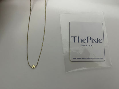 ThePixie Heart Pendant Dainty Necklace An Elegant & Gentle Styling Essential