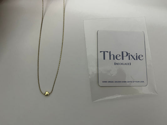ThePixie Heart Pendant Dainty Necklace An Elegant & Gentle Styling Essential