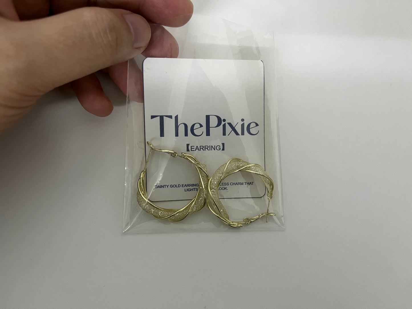 ThePixie Braided Gold Hoop Earrings An Elegant & Shiny Styling Essential