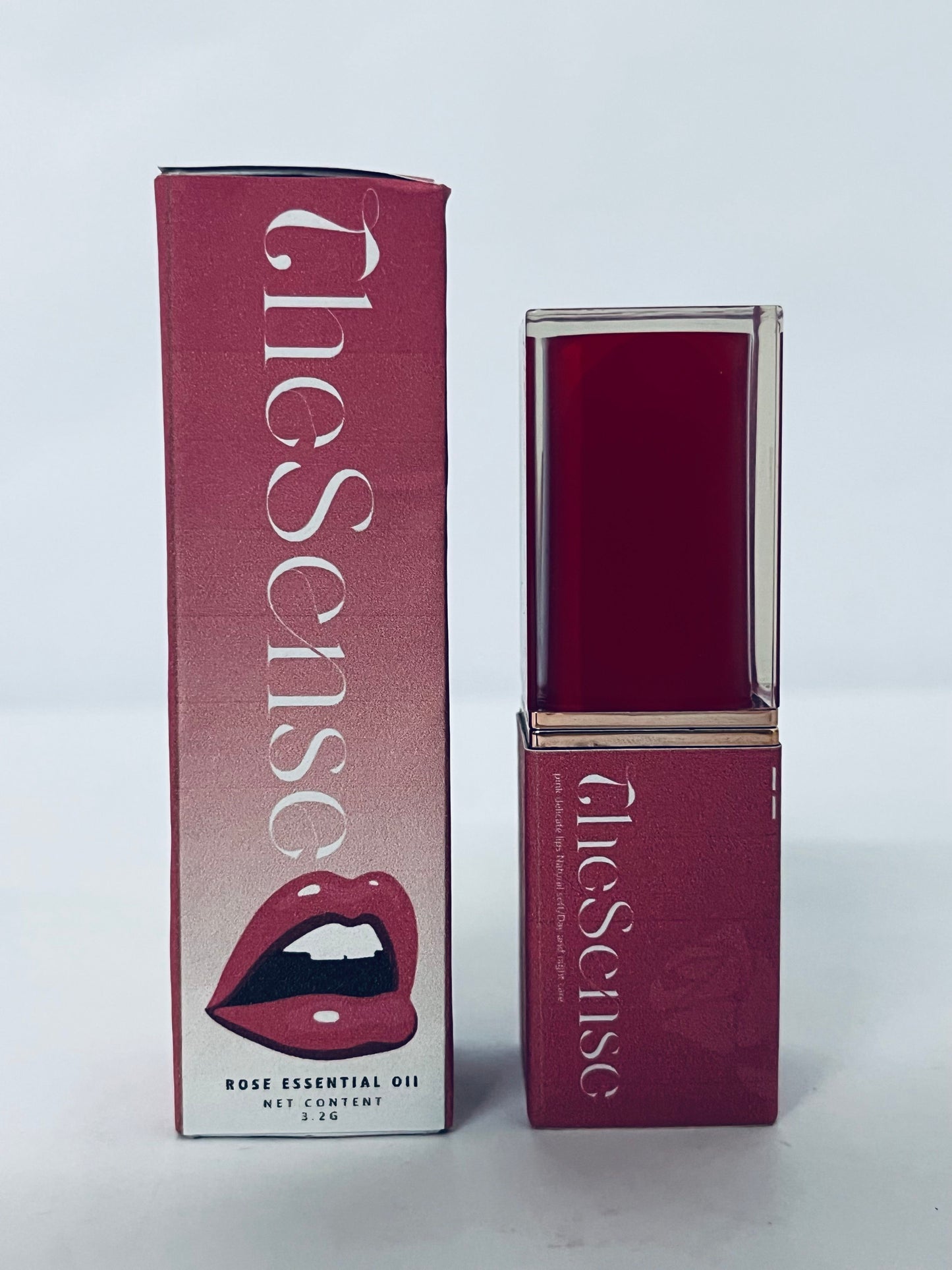 TheSense Lipstick--Hyaluronic Acid and Hydrating Oil Blend, Lip Balm with 24HRs of Smooth, Moisturizing Shine, Caramel Glow