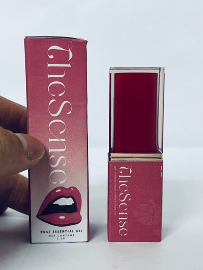 TheSense Lipstick--Hyaluronic Acid and Hydrating Oil Blend, Lip Balm with 24HRs of Smooth, Moisturizing Shine, Caramel Glow