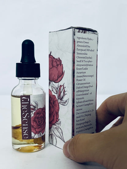 TheSense Rose Essential Oil, Face Moisturizer Oil, Anti Ageing & Anti Wrinkle Serum, Rose Oil for Face, Skin Care