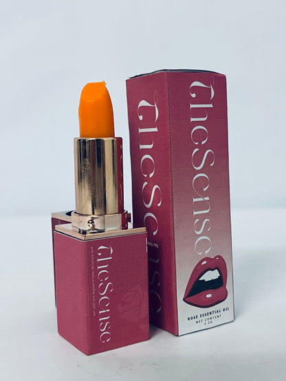 TheSense Lipstick--Hyaluronic Acid and Hydrating Oil Blend, Lip Balm with 24HRs of Smooth, Moisturizing Shine, Caramel Glow