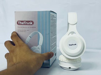 TheTrunk Bluetooth Headphones Over Ear, Foldable Lightweight Wireless Headsets, HiFi Stereo, HD Microphone, 30H Playtime
