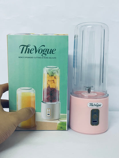 TheVogue Portable Blender 14oz for Juices & Smoothies with 4 blades Puwerful performances Fusion Blender  USB Rechargeable